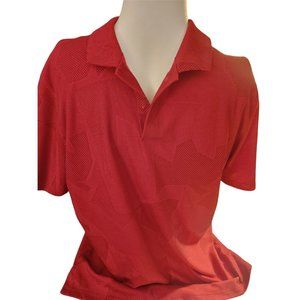 Mens NIKE Dri-Fit Polo shirt Red size Large
